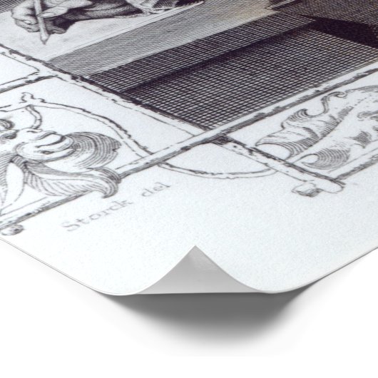 Gotthold Ephraim Lessing Poster (Ecke)