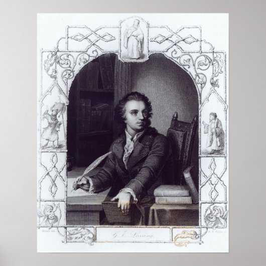 Gotthold Ephraim Lessing Poster (Vorne)