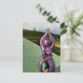 Göttin am Fluss Postkarte (Stehend Vorderseite)