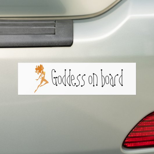 Göttin an Bord Autoaufkleber (Auf Auto)