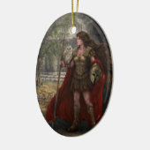 Göttin-Athene-Verzierung Keramikornament (Links)