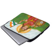 Göttin Bharat Mata  Laptopschutzhülle (Vorne Knopf)