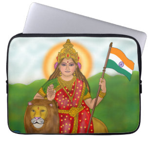 Göttin Bharat Mata Laptopschutzhülle