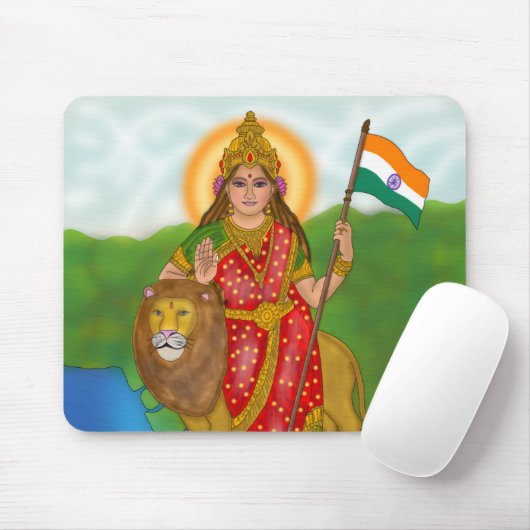 Göttin Bharat Mata  Mousepad (Mit Mouse)