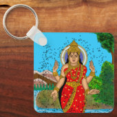 Göttin Bhramari Schlüsselanhänger (Vorderseite)