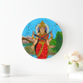 Göttin Bhramari Wanduhr (Zuhause)