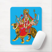 Göttin Chandraghanta Wanduhr Mousepad (Mit Mouse)