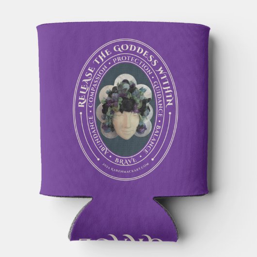 Göttin Cooler Dosenkühler (Rückseite)