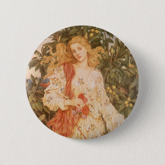 Göttin der Blüten und Blume, Flora von Morgan Button (Vorderseite)