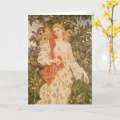 Göttin der Blüten und Blume, Flora von Morgan Karte (Gelbe Blume)