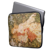 Göttin der Blüten und Blume, Flora von Morgan Laptopschutzhülle (Vorderseite Links)