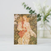 Göttin der Blüten und Blume, Flora von Morgan Postkarte (Stehend Vorderseite)