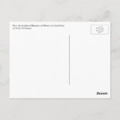 Göttin der Blüten und Blume, Flora von Morgan Postkarte (Rückseite)