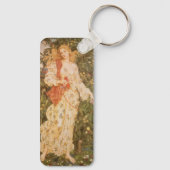 Göttin der Blüten und Blume, Flora von Morgan Schlüsselanhänger (Rückseite)