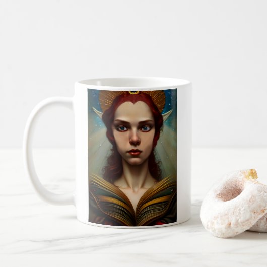 Göttin der Elfenbeinküste-Tasse Kaffeetasse (Mit Donut)