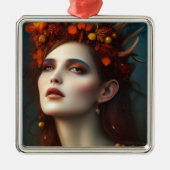 Göttin der ernährten Fantasie Keepake Ornament Aus Metall (Vorne)