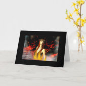 Göttin der Feuer-Karte Karte (Gelbe Blume)