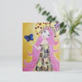 Göttin der Freiheit Postkarte (Stehend Vorderseite)