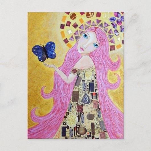 Göttin der Freiheit Postkarte (Vorderseite)