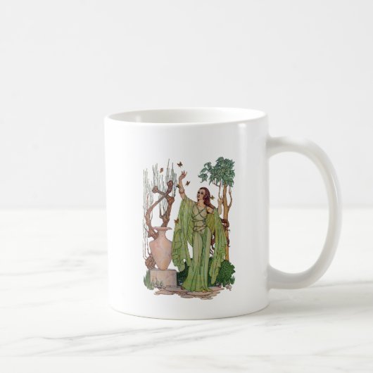 Göttin der Frühlingszeit-Tasse Kaffeetasse (Rechts)
