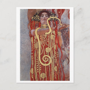 Göttin der Gesundheit, Hygieia (Salus), Gustav Kli Postkarte