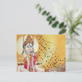 Göttin der Honig-Bienen-alten geistigen schöner Postkarte (Stehend Vorderseite)