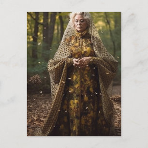 Göttin der Honigbienen Postkarte