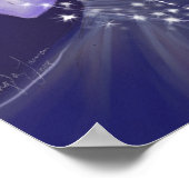 Göttin der Nachtkunst Print Poster (Ecke)