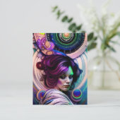 Göttin der Postkarte des Kosmos (Stehend Vorderseite)