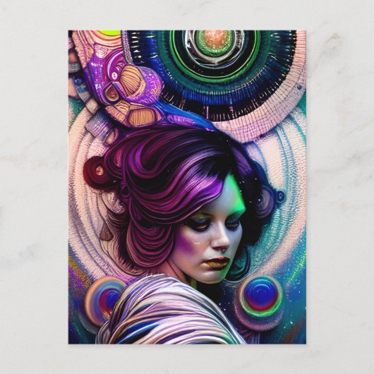 Göttin der Postkarte des Kosmos (Vorderseite)