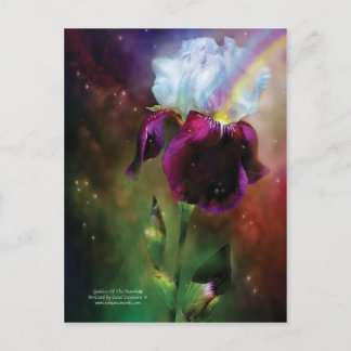 Göttin der Rainbow Art Postcard Postkarte