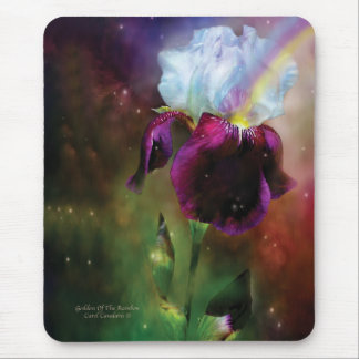 Göttin der Regenbogen-Iris Mousepad
