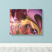 Göttin der Romantik Leinwanddruck (Insitu (Holzboden))