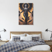 Göttin der Schatten Leinwanddruck (Insitu (Schlafzimmer))