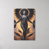 Göttin der Schatten Leinwanddruck (Vorderseite)