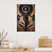 Göttin der Schatten Poster (Küche)