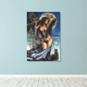 Göttin der Schattengezinkten Leinwand (Insitu (Holzboden))