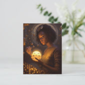 Göttin der Scifi-Insekten Postkarte (Stehend Vorderseite)