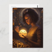 Göttin der Scifi-Insekten Postkarte (Vorne/Hinten)