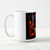 Göttin der Sonne Art Deco Romantischer Glamour Kaffeetasse (Links)