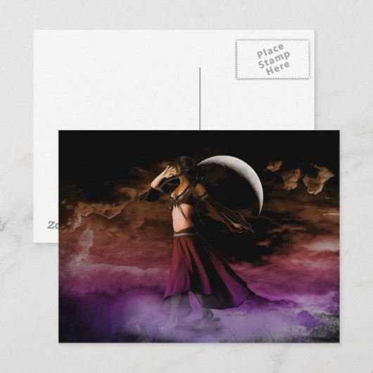 Göttin der Träume Postkarte (Vorne/Hinten)