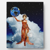 Göttin der Universe Plaque Fotoplatte (Vorderseite)