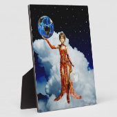 Göttin der Universe Plaque Fotoplatte (Seite)
