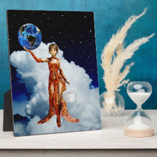 Göttin der Universe Plaque Fotoplatte