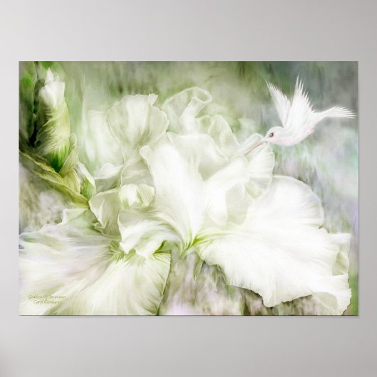 Göttin der Unschuld Iris Art Poster/Print Poster (Vorne)