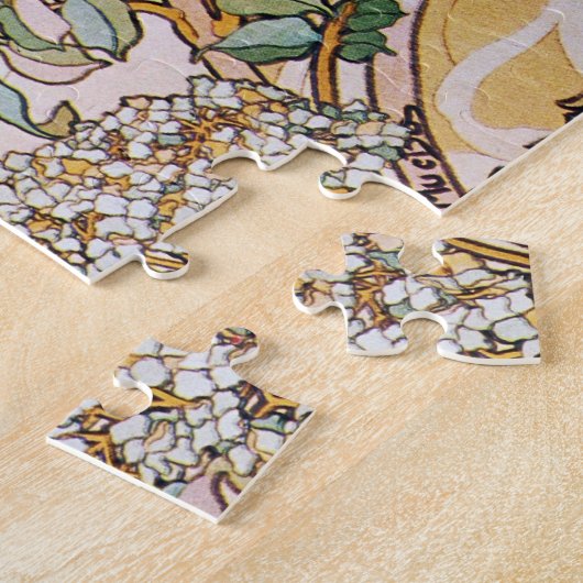 Göttin der Vintagen Blume Puzzle (Seite)
