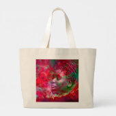 Göttin des Feuers Große Tüte Tasche (Rückseite)