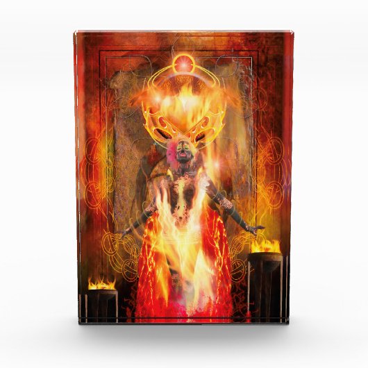 Göttin des Feuers PELE Fotoblock (Vorderseite)