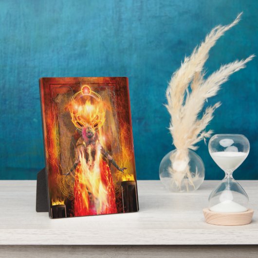 Göttin des Feuers PELE Fotoplatte (Seite)