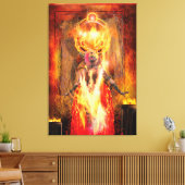 Göttin des Feuers PELE Leinwanddruck (Insitu (Wohnzimmer))